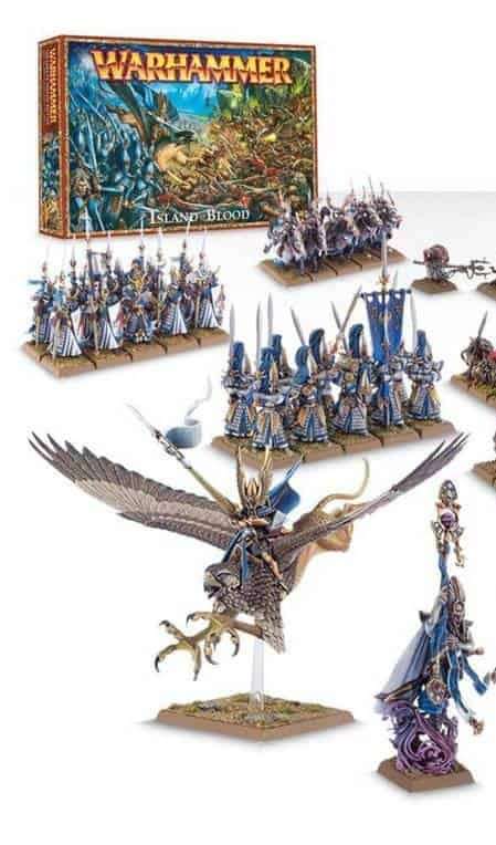 High Elf army (Island of blood). warhammer aos