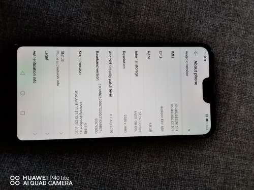 Huawei P20 Lite Dual Sim in excellent condition and comes with extras - give away!!