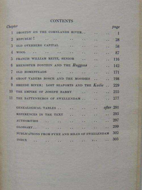 Overberg Outspan:Chronicle of People and Places in South-Western Districts of the Cape - EH Burrows