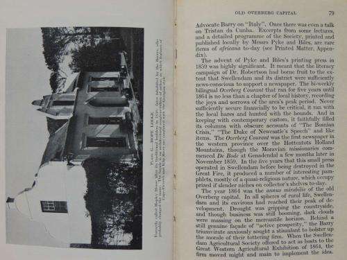 Overberg Outspan:Chronicle of People and Places in South-Western Districts of the Cape - EH Burrows