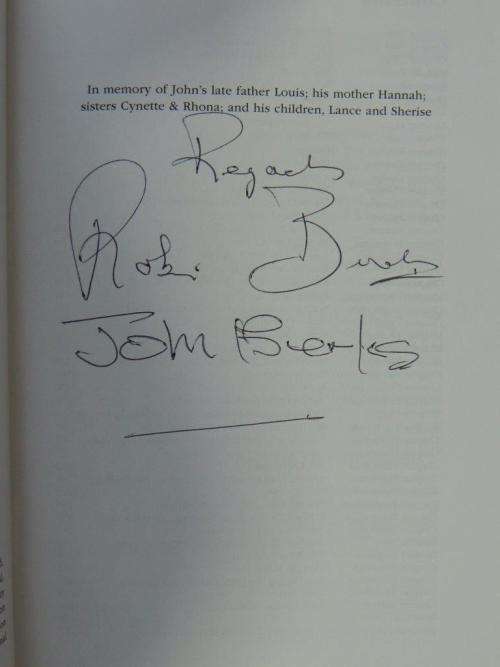 What a Boykie: The John Berks Story - SIGNED BY BOTH AUTHORS -  by Robin Binckes