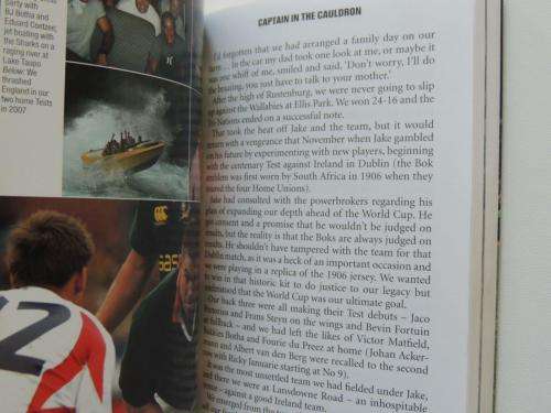 Captain In The Cauldron - The John Smit Story - INSCRIBED - by John Smit, Mike Greenaway