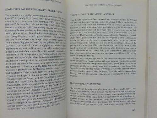 A vice-chancellor remembers: The memoirs of Professor G.R. Bozzoli - INSCRIBED - G.R. Bozzoli