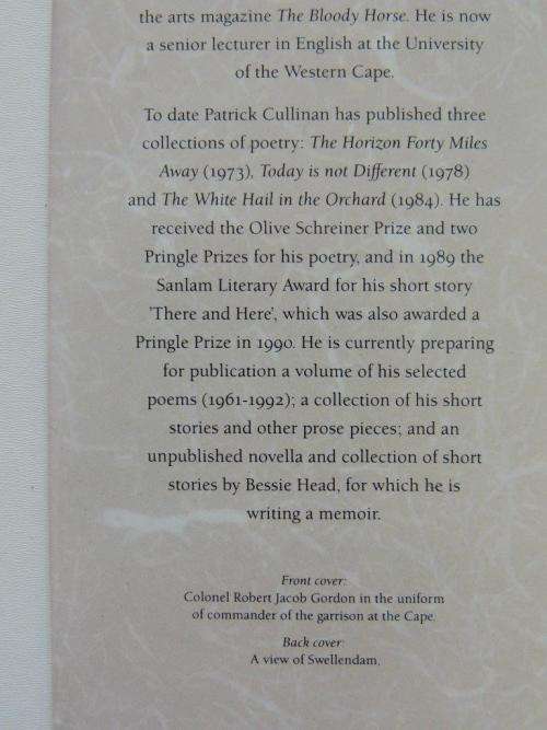 Robert Jacob Gordon, 1743-1795: The man and his travels at the Cape - Patrick Cullinan