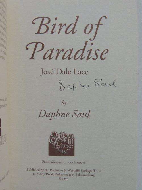 Bird of Paradise: Jose Dale Lace - Daphne Saul