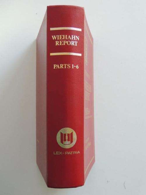 The Complete Wiehahn Report : Parts 1-6 and the White Paper on each part  - Prof N E Wiehahn SIGNED