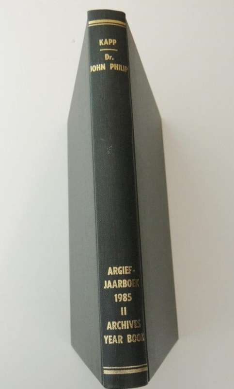 Argief Jaarboek/Archives Year Book : 1985/11