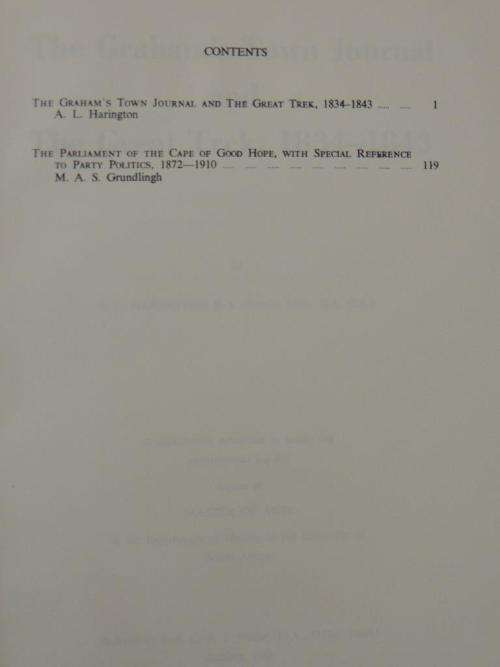Argief -Jaarboek vir Suid Afrikaanse Geskiedenis/Archives Year Book for S. A. History: 1969/II.