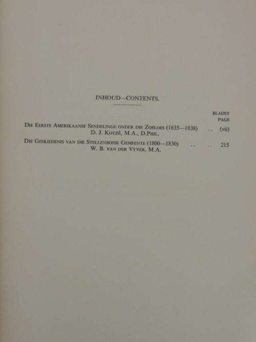 Argief Jaarboek vir S. A. Geskiedenis/Archives Year Book for S. A. History: 1958/1.