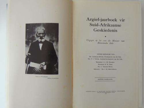 Argief -jaarboek vir Suid Afrikaanse Geskiedenis/Archives Year Book for S. A. History: 1945