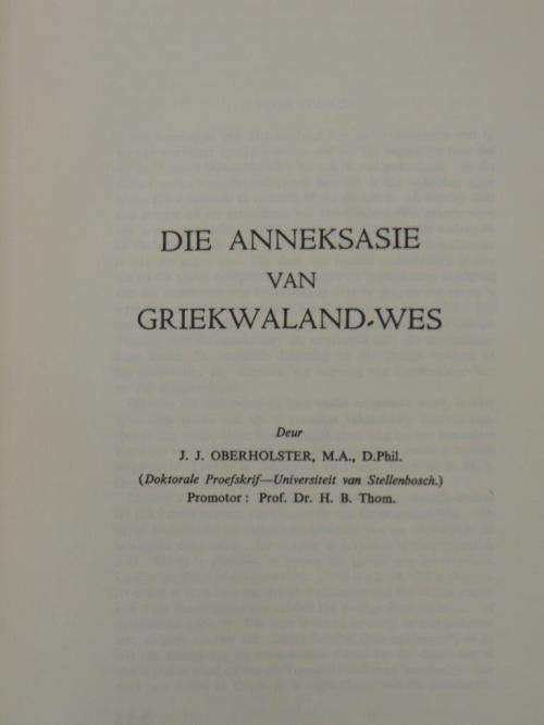 Argief -jaarboek vir Suid Afrikaanse Geskiedenis/Archives Year Book for S. A. History: 1945