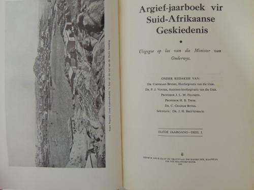 Argief -jaarboek vir Suid Afrikaanse Geskiedenis/Archives Year Book for S. A. History: 1948/1