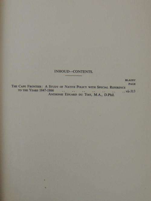 Argief Jaarboek vir S. A. Geskiedenis/Archives Year Book for S. A. History: 1954/1