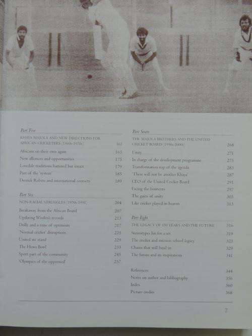 The Story Of An African Game: Black Cricketers And  ..., South Africa  1850-2003. - by A Odendaal