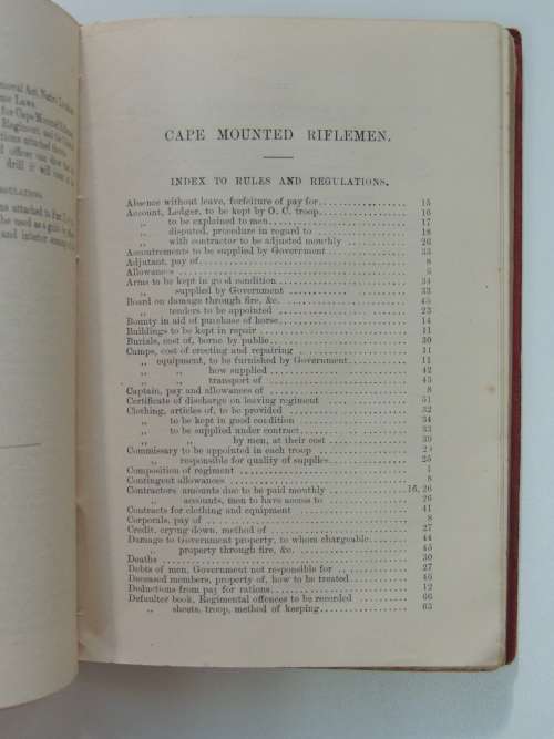 Colonial Forces Act, No. 32 of 1892 With Rules and Regulations Framed Under The Act - Anon