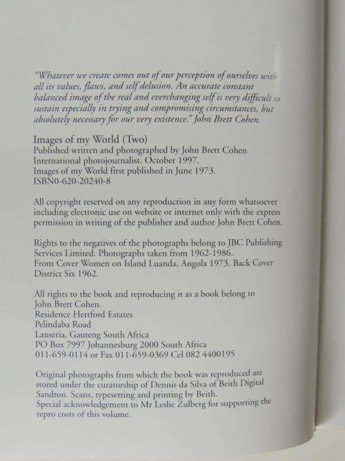 Images of My World II - by John Brett Cohen