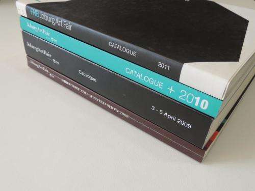 Joburg Art Fair - Set of 4 Catalogues - 2008, 2009, 2010, 2011.