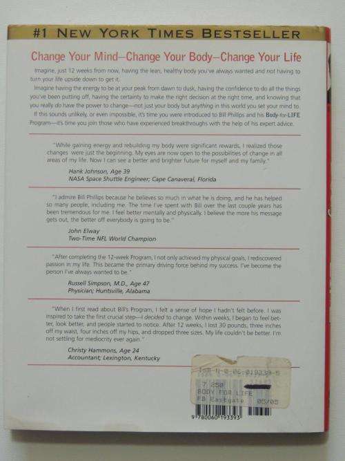 Body for Life: 12 Weeks to Mental and Physical Strength - by Bill Phillips, Mike D`Orso