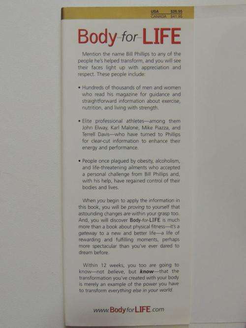 Body for Life: 12 Weeks to Mental and Physical Strength - by Bill Phillips, Mike D`Orso