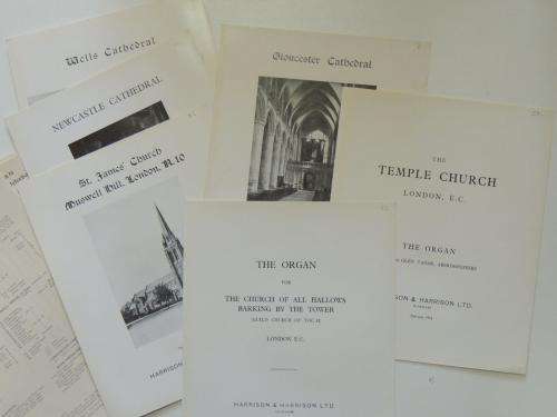 Harrison and Harrison Ltd., Organ Builders - Specification Leaflets of Church Organs -