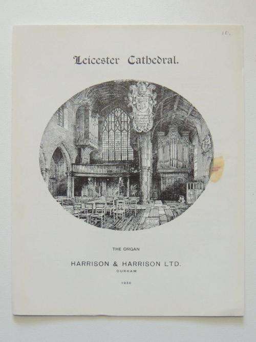 Harrison and Harrison Ltd., Organ Builders - Specification Leaflets of Church Organs -