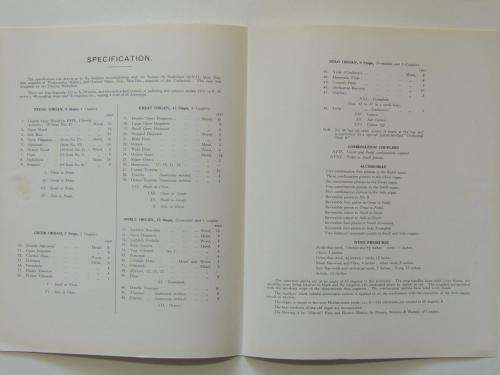 Harrison and Harrison Ltd., Organ Builders - Specification Leaflets of Church Organs -