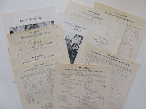 Harrison and Harrison Ltd., Organ Builders - Specification Leaflets of Church Organs -