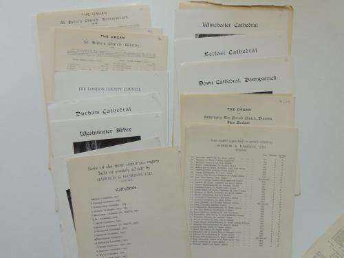 Harrison and Harrison Ltd., Organ Builders - Specification Leaflets of Church Organs -