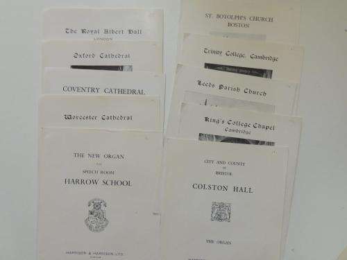 Harrison and Harrison Ltd., Organ Builders - Specification Leaflets of Church Organs -