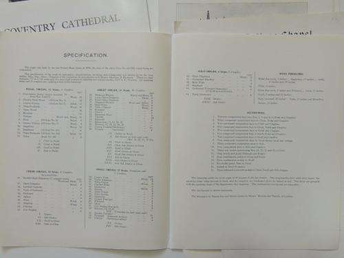 Harrison and Harrison Ltd., Organ Builders - Specification Leaflets of Church Organs -
