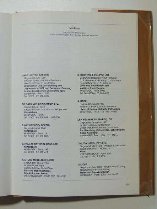 Vom Schutzgebiet bis Namibia, 1884-1984 (German Ed) - by Klaus Becker, Jurgen Hecker, Sigrid Kube
