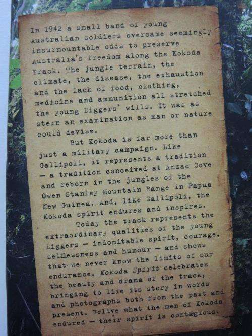 Kokoda Spirit - by Patrick Lindsay