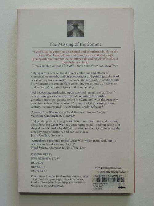 The Missing of the Somme - by Geoff Dyer