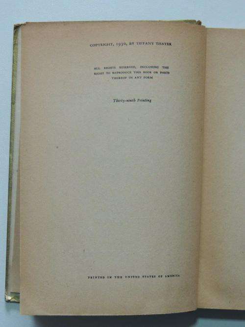 Thirteen Men - First Edition - by Tiffany Thayer
