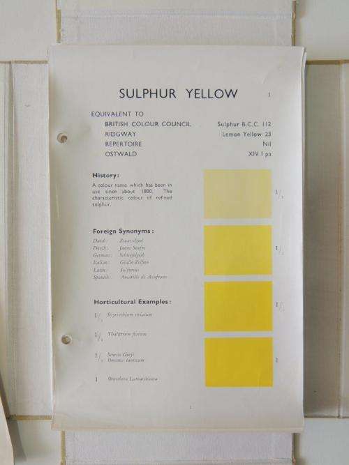 Horticultural Colour Chart I and II British Colour Council / Royal Horticultural Society - RF Wilson
