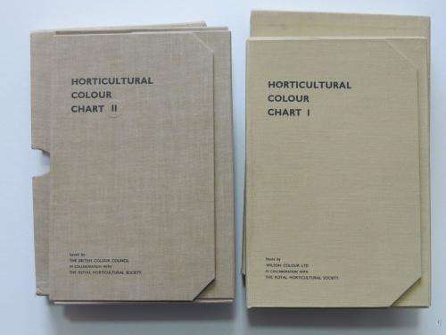 Horticultural Colour Chart I and II British Colour Council / Royal Horticultural Society - RF Wilson