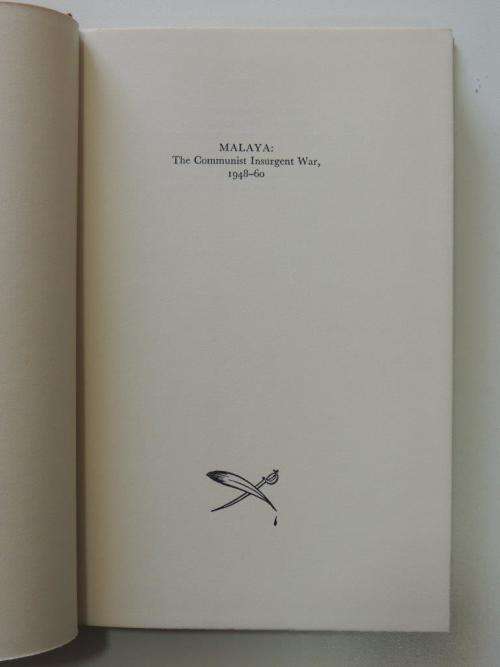 Malaya: The Communist Insurgent War, 1948-1960 - Edgar O`Ballance