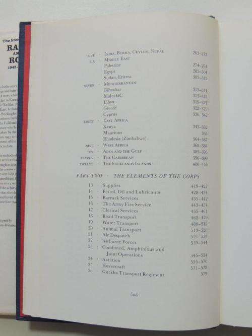 The Story of the RASC and RCT 1945-1982 - by Brigadier D J Sutton.