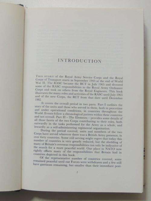 The Story of the RASC and RCT 1945-1982 - by Brigadier D J Sutton.