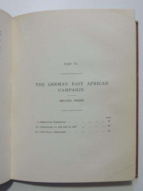 The Union of South Africa and The Great War 1914-1918 - Official History -