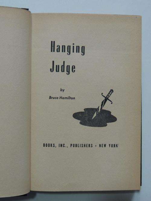 Hanging Judge - Bruce Hamilton