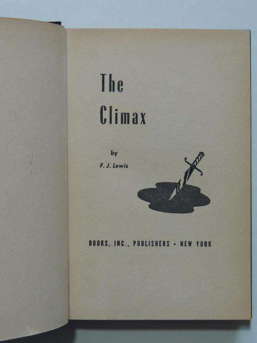 The Climax - F J Lewis