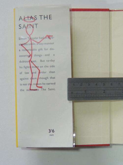 Alias The Saint - First Edition - by Leslie Charteris