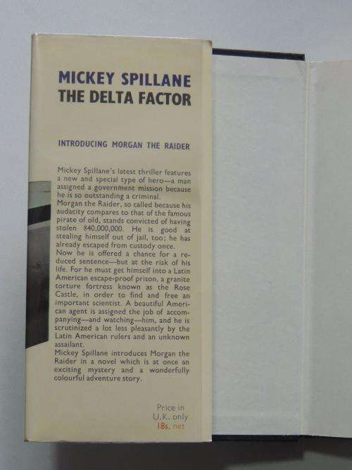 The Delta Factor - First Edition - by Mickey Spillane