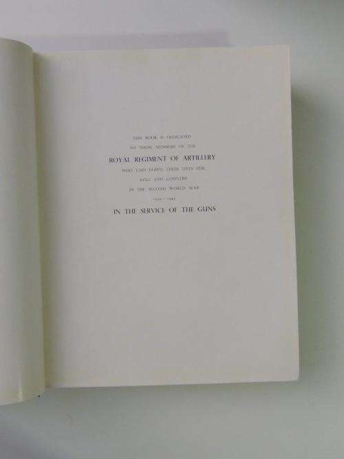 The Royal Artillery Commemoration Book 1939-1945