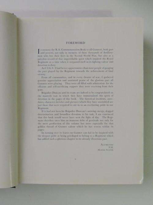 The Royal Artillery Commemoration Book 1939-1945