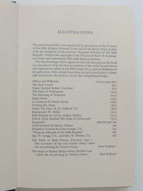 Jackets of Green - Study of the Rifle Brigade - by Arthur Bryant
