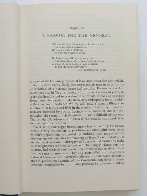 Jackets of Green - Study of the Rifle Brigade - by Arthur Bryant