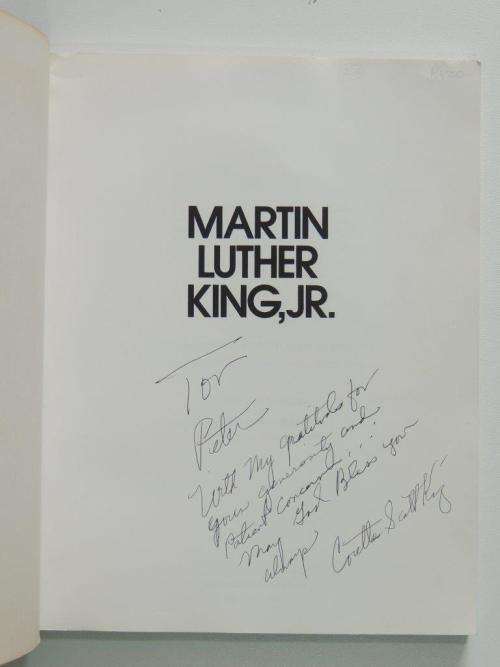Martin Luther King, Jr.: A Documentary...Montgomery to Memphis - Inscribed by Coretta Scott King