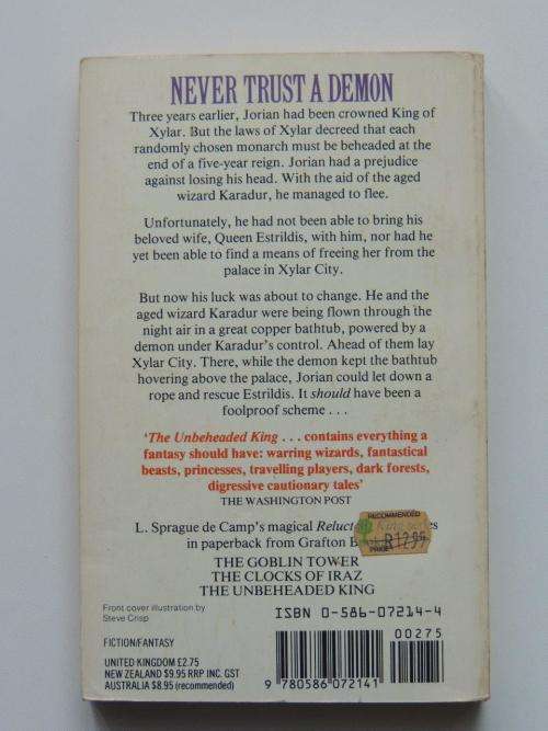 The Unbeheaded King - Vol 3 of The Reluctant King - L Sprague De Camp